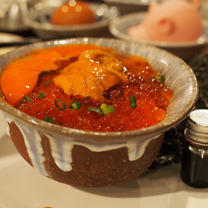 うにいくらTKG(ぐるぐるねぎま)