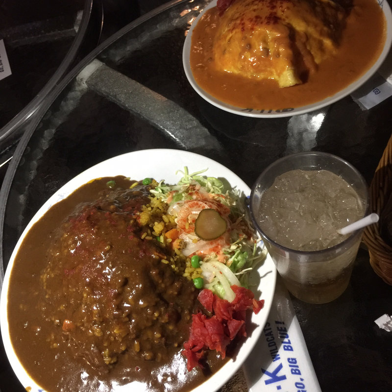 ダブルカレー  コーヒー付き(U･K WILDCATS CAFE 西宮武庫川店｜UKカフェ)