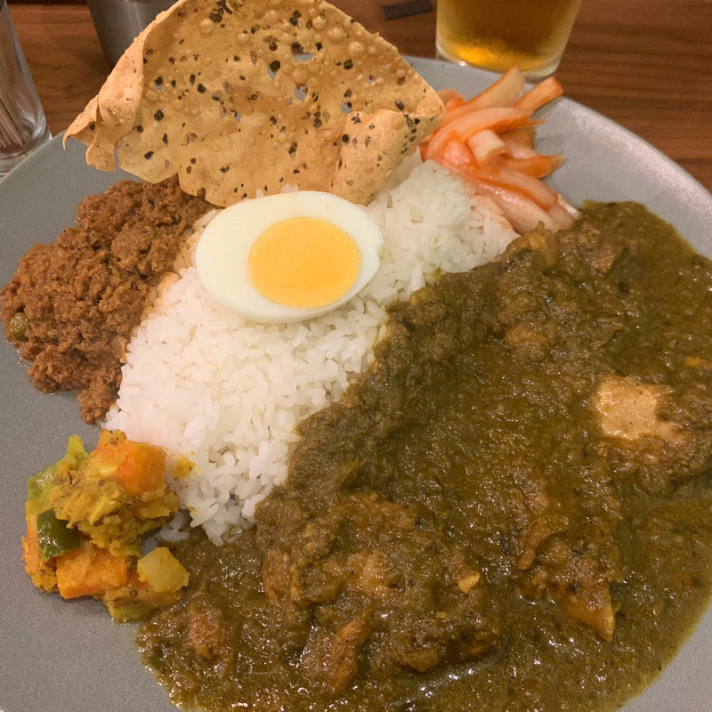 週替わりカレー×キーマカレー(FISH 新宿店（フィッシュ）)