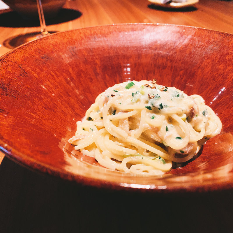 河豚の白子のパスタ(クインディ （QUINDI）)