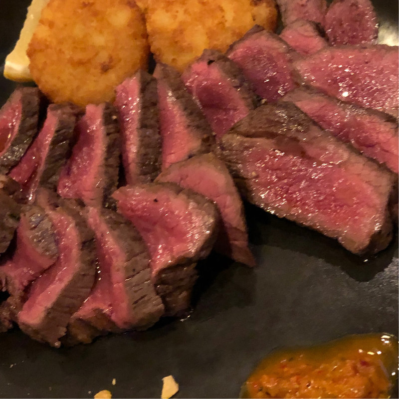 アンガスビーフのステーキ(バルーチョ 朝霞台店)