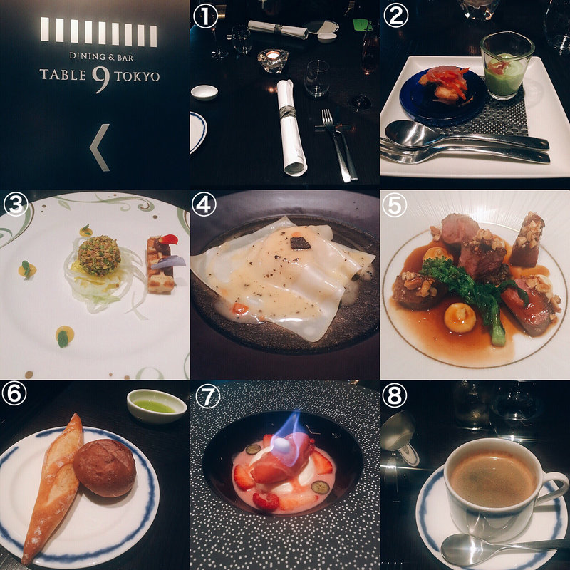 OASISコース+食前酒(Dining&Bar TABLE9TOKYO)