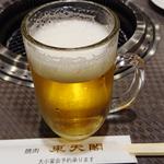 生ビール（中）(東天閣 川崎本店)