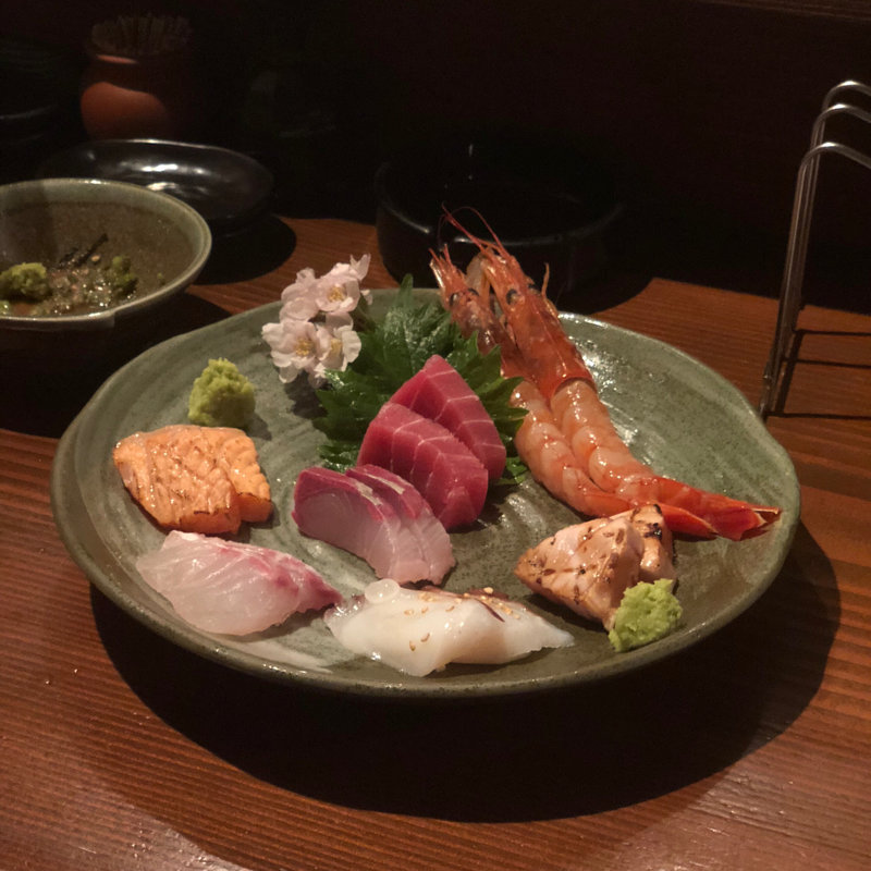 刺し盛り(ダイニングモア月灯)