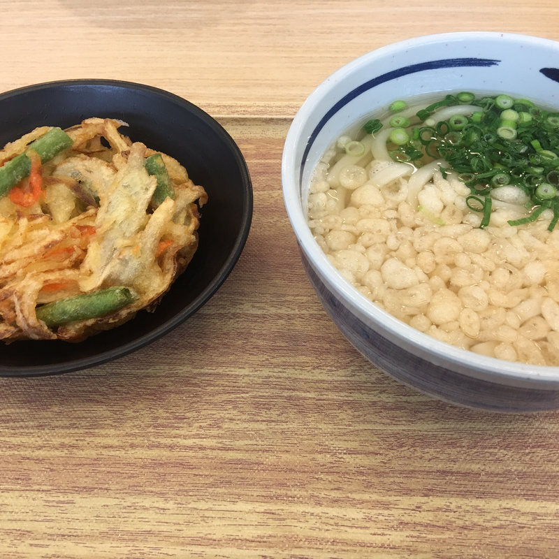 うどん1玉かき揚げトッピング(Garden Kitchen)