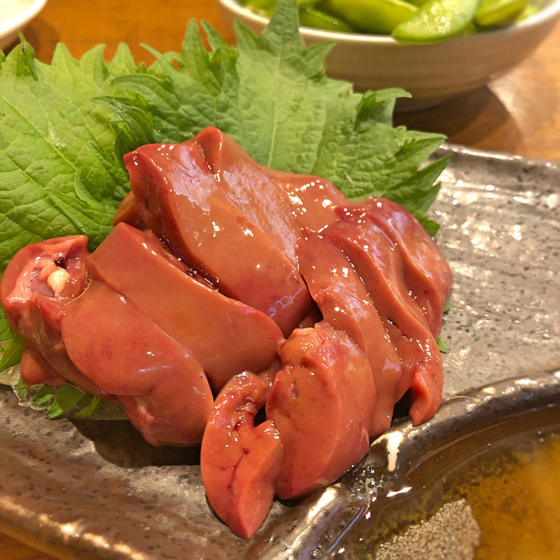 鳥レバー刺し(鳥けい)