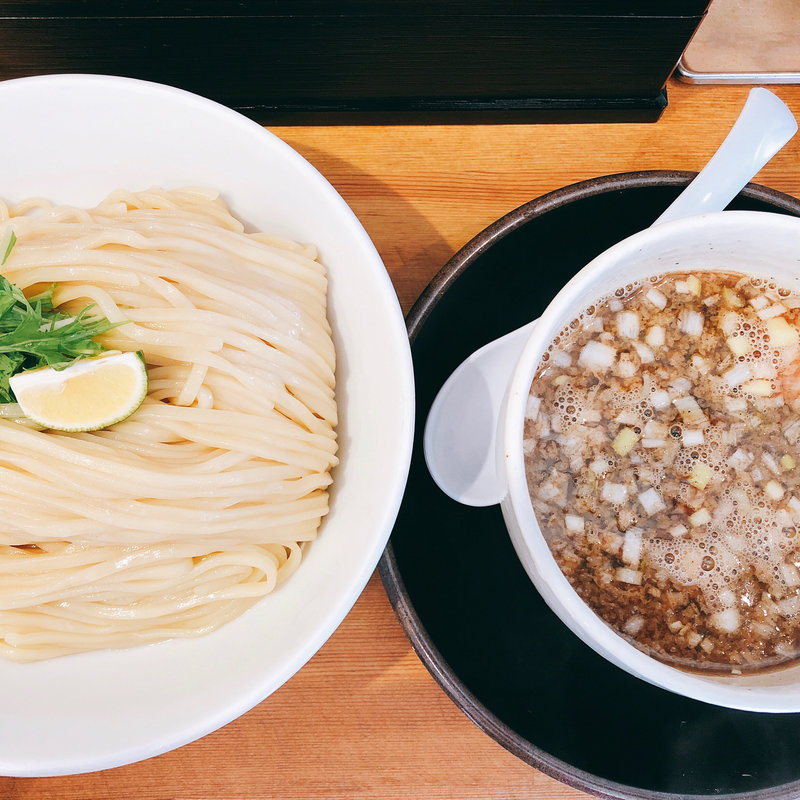 鶏もつつけ麺(特大)(清麺屋)