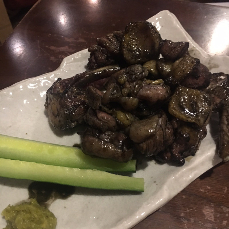 宮崎産鶏骨付もも焼き(たもいやんせ 渋谷店)