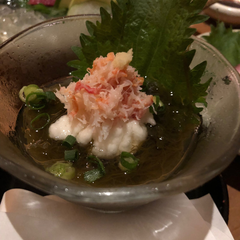 蟹ともずく(ごはんや一芯 代官山)