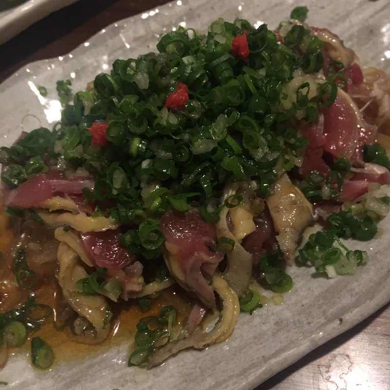 鶏モモたたき(たもいやんせ 渋谷店)