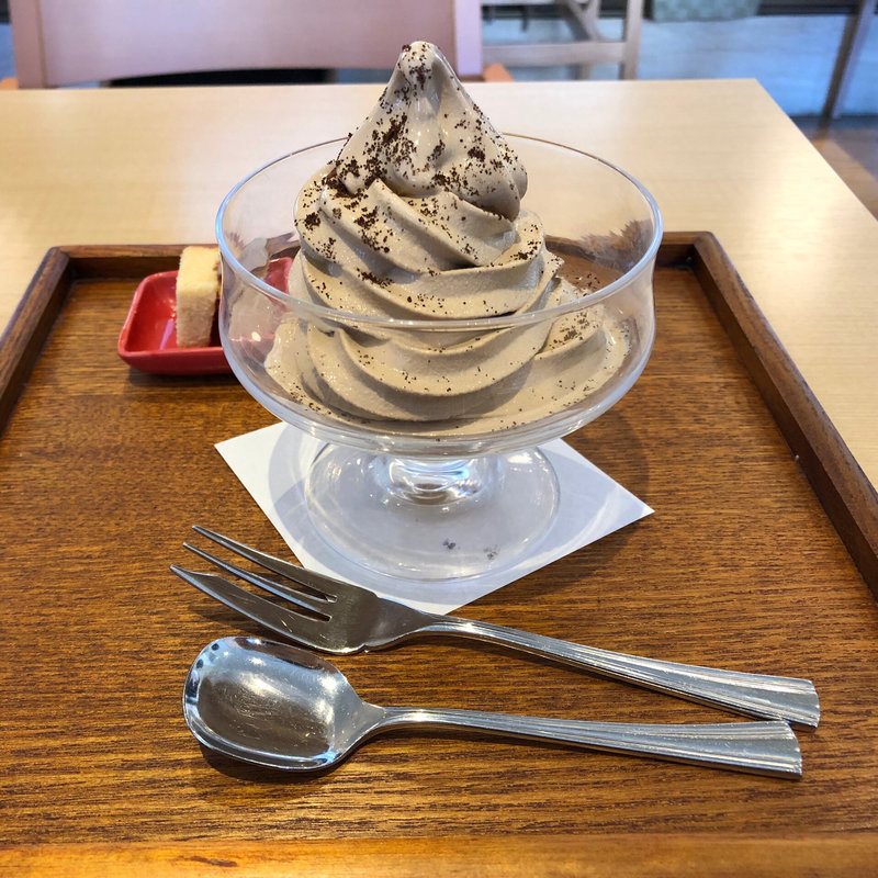 カフェオレソフトクリーム(小川珈琲 たまプラーザ店)