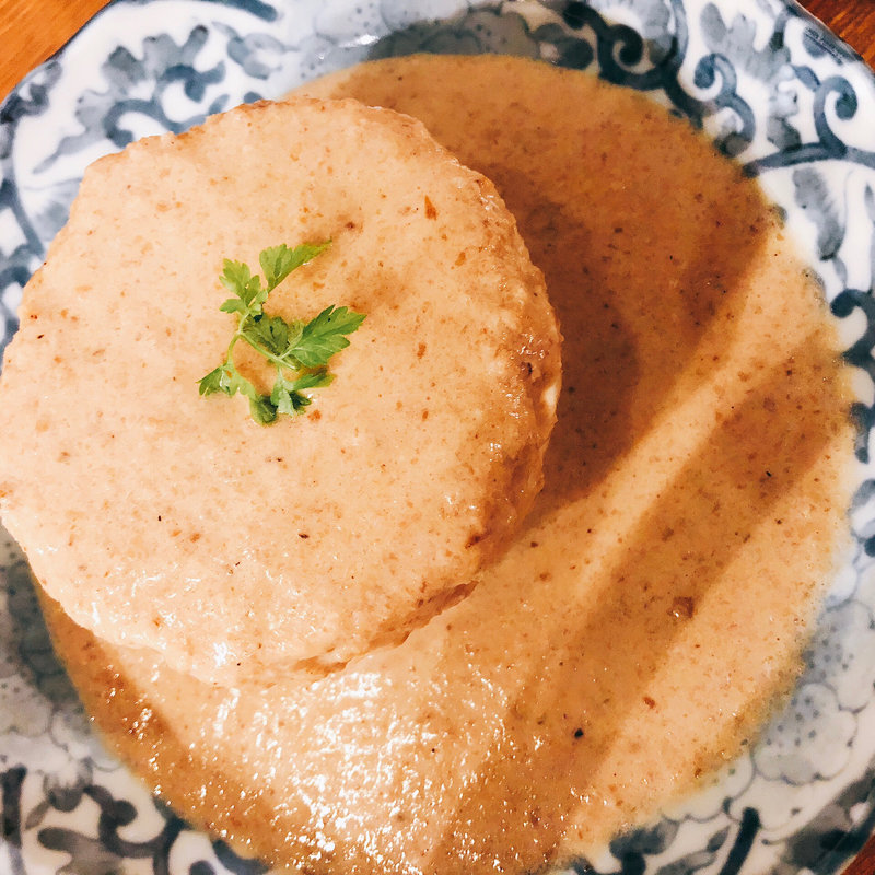 大根ポルチーニ茸ソース(お肉と魚とおでんのマウンテン 西中島南方)