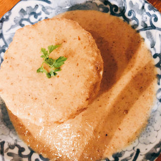 大根ポルチーニ茸ソース(お肉と魚とおでんのマウンテン 西中島南方)