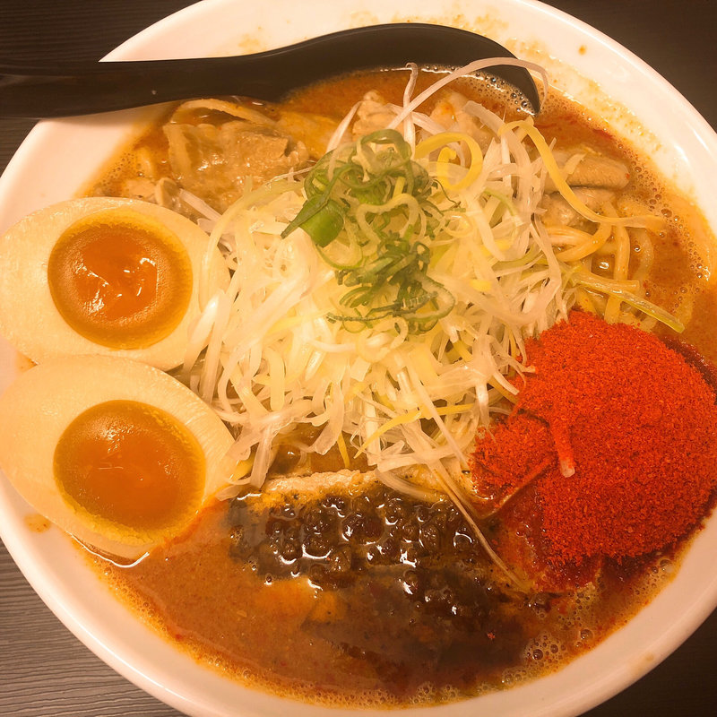 辛口ガチ味噌肉ソバ(辛口ガチ味噌肉ソバ ひるドラ 本店 )