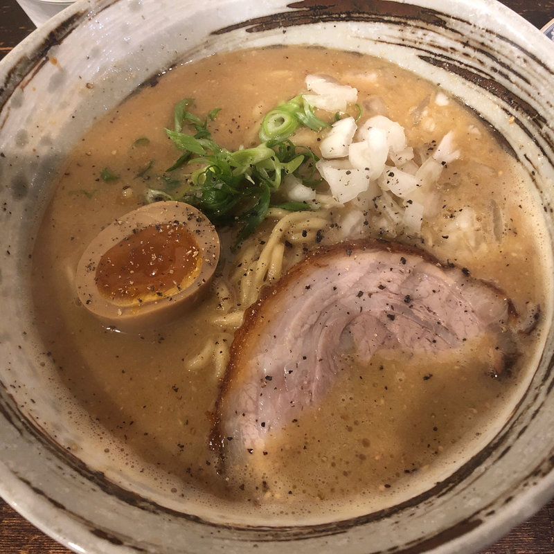 濃厚鶏だくラーメン(大杉製麺)