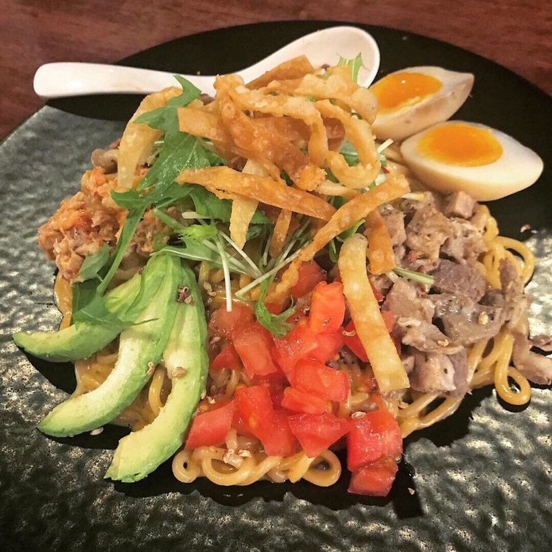 限定 海老丸式汁無し担々麺(海老丸らーめん)