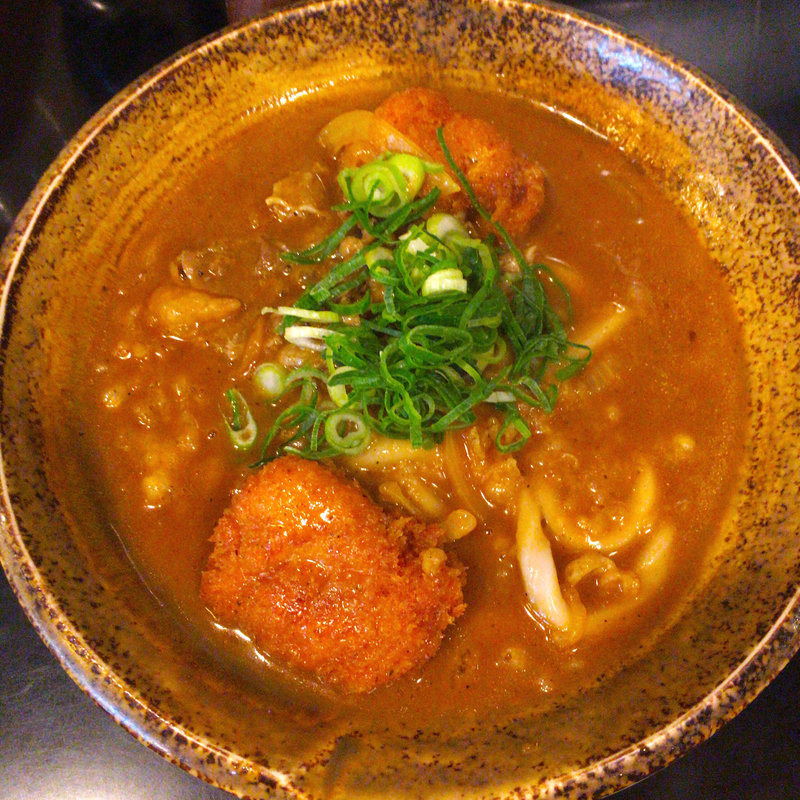 クリームコロッケカレーうどん(得正 西梅田店)