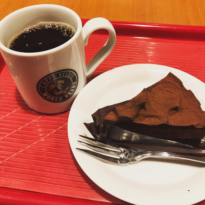 生チョコケーキ(カフェ・ベローチェ 綾瀬店)