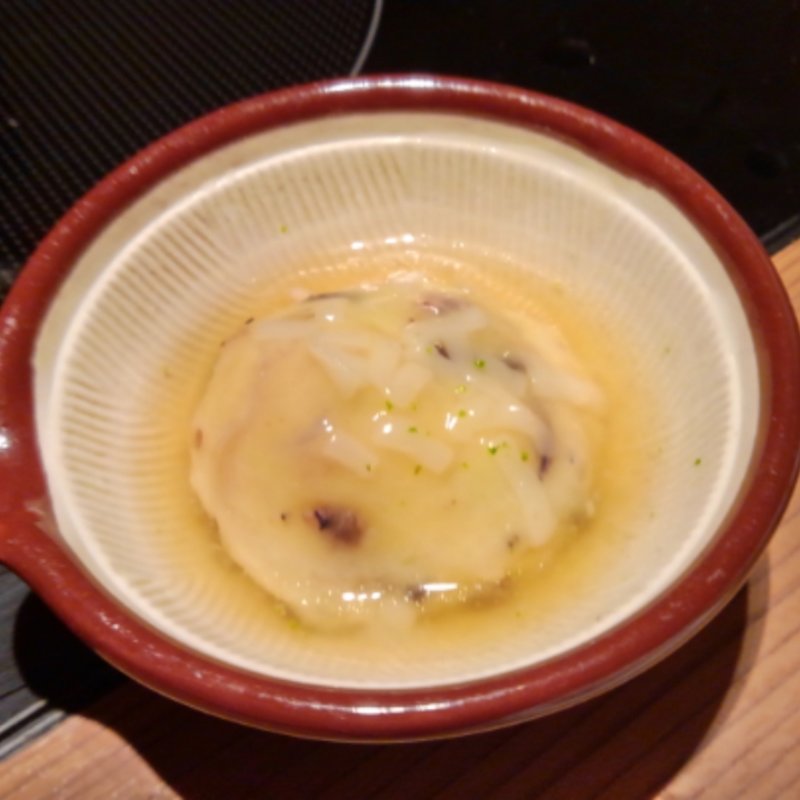 イカ団子餡掛け(博多もつ鍋 前田屋 総本店)