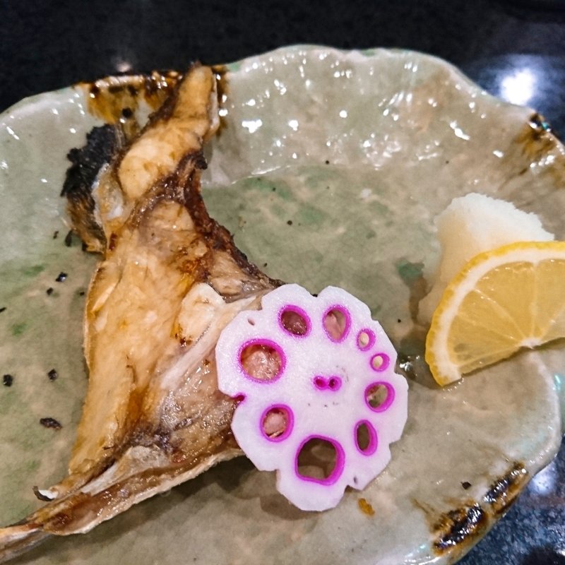 カマ塩焼き(居魚屋なかた)