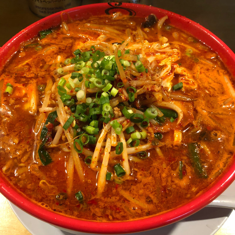 武者気RED大盛 3辛増し(武者気 上越店)