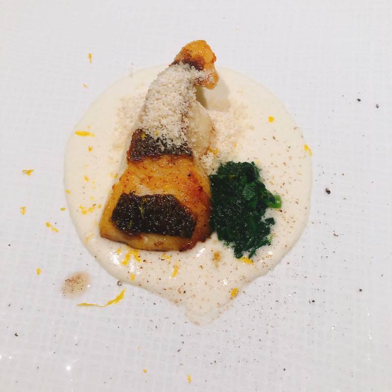 白身魚のムニエル 白子ソース仕立て(Takumi)