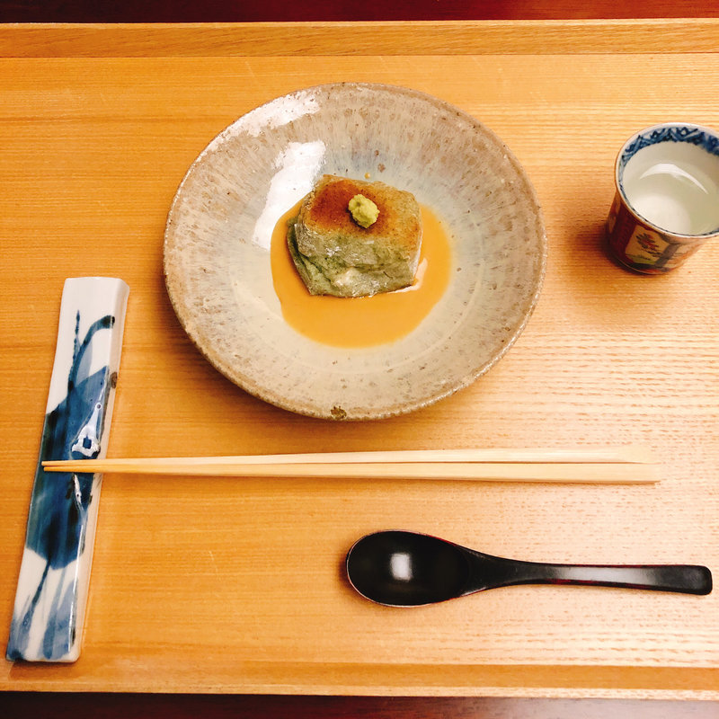 焼きもち　味噌仕立て(青山 仁)