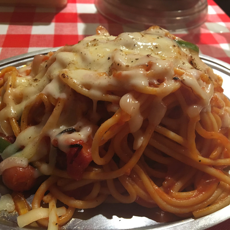 ナポリタン ポテサラ ソーセージ(スパゲッティーのパンチョ 新橋店 )