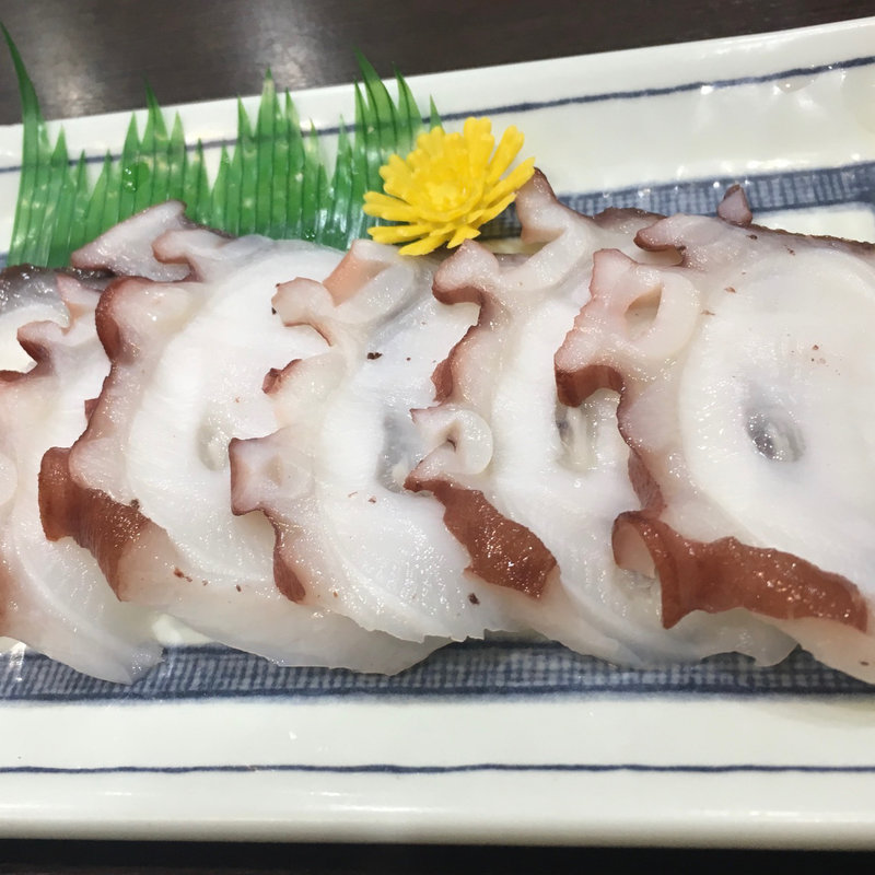 タコ刺し(ファミリーレストラン こだま)