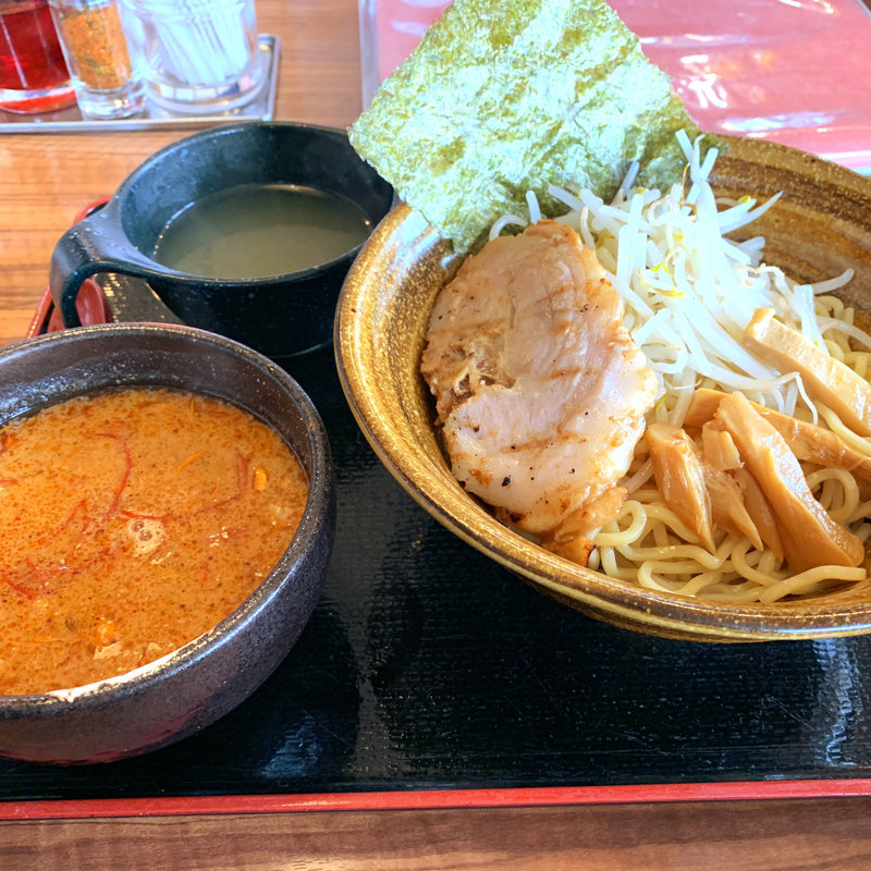 仙台味噌の味噌つけ麺(蔵出し味噌 麺場 芝山商店)