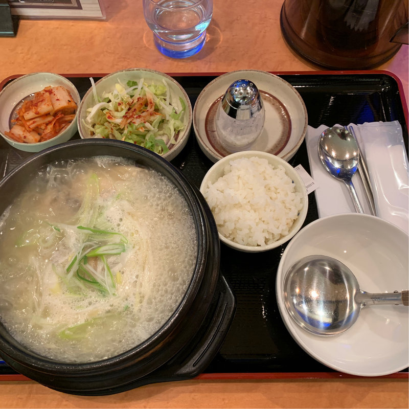 半ゲタン定食(扶餘(プヨ) 電力ビル店)