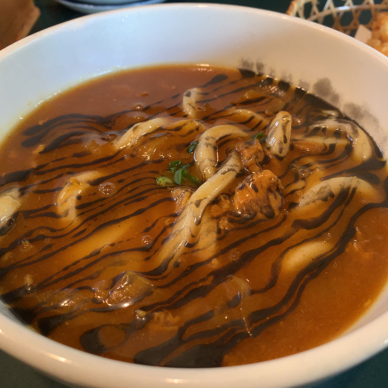 黒カレーうどん(JAZZ KEIRIN)