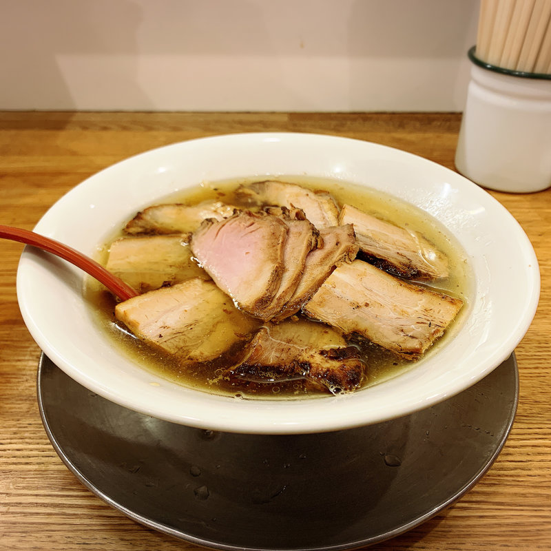 肉そば（塩）(麺や七彩)