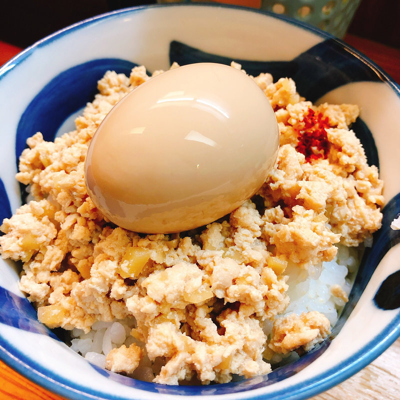 味玉そぼろごはん(麺匠 而今)