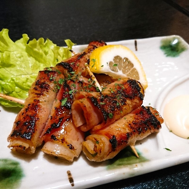 アスパラベーコン(炭火食彩の里 一休)