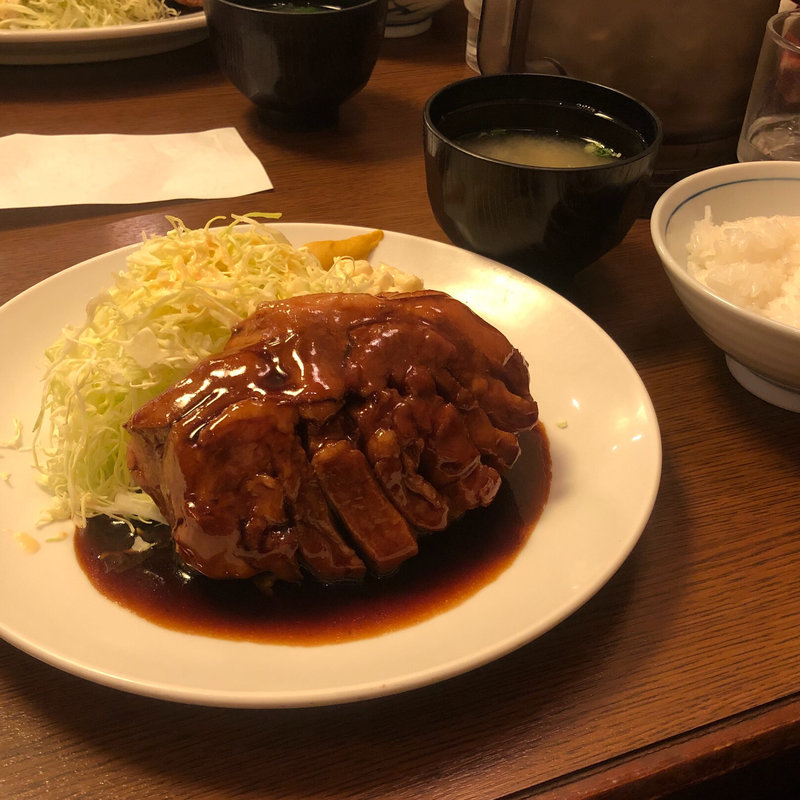 大トンテキ定食(大阪トンテキ ホワイティ梅田 )