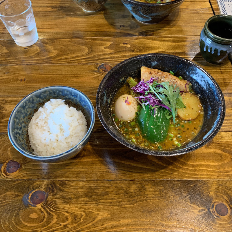 (スープカリー 藍色)