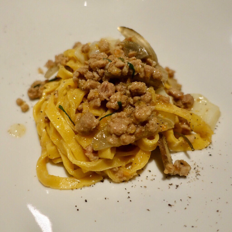 相模三元豚ラグー フェットチーネ(箱根エレカーサ )