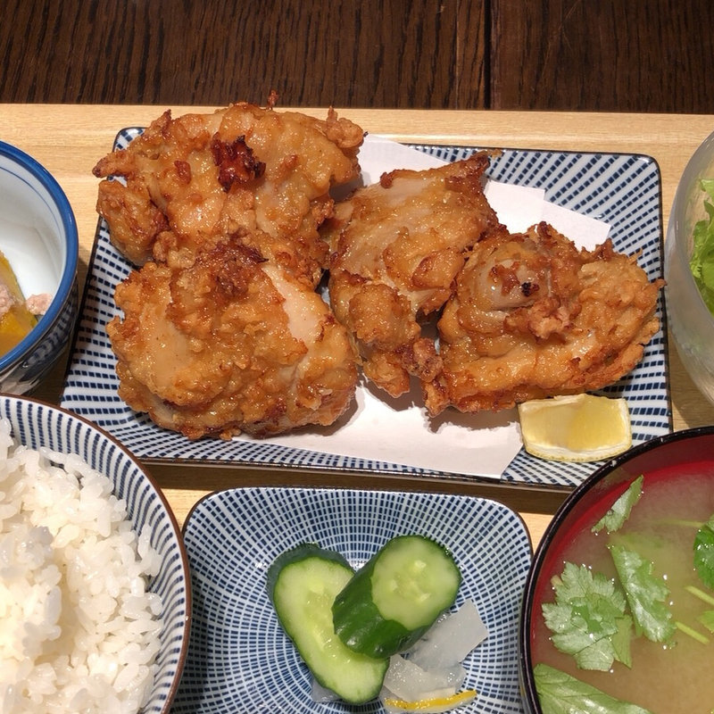 ザンギ定食(ばいこうけん)