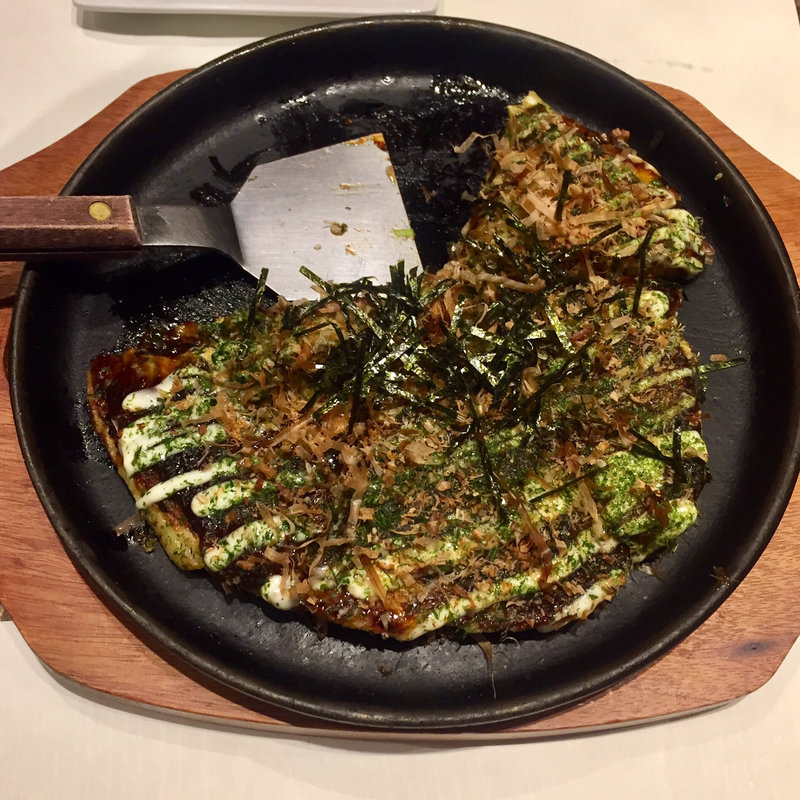 やまいも焼き(ぷれじでんと千房 銀座コリドー店)