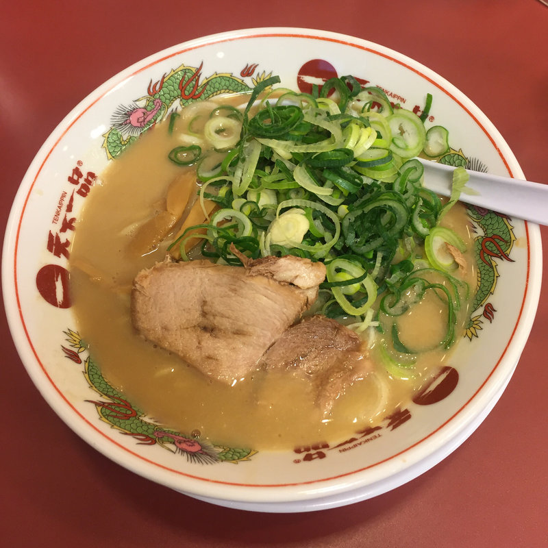 輪切りねぎラーメン(天下一品 神楽坂店)