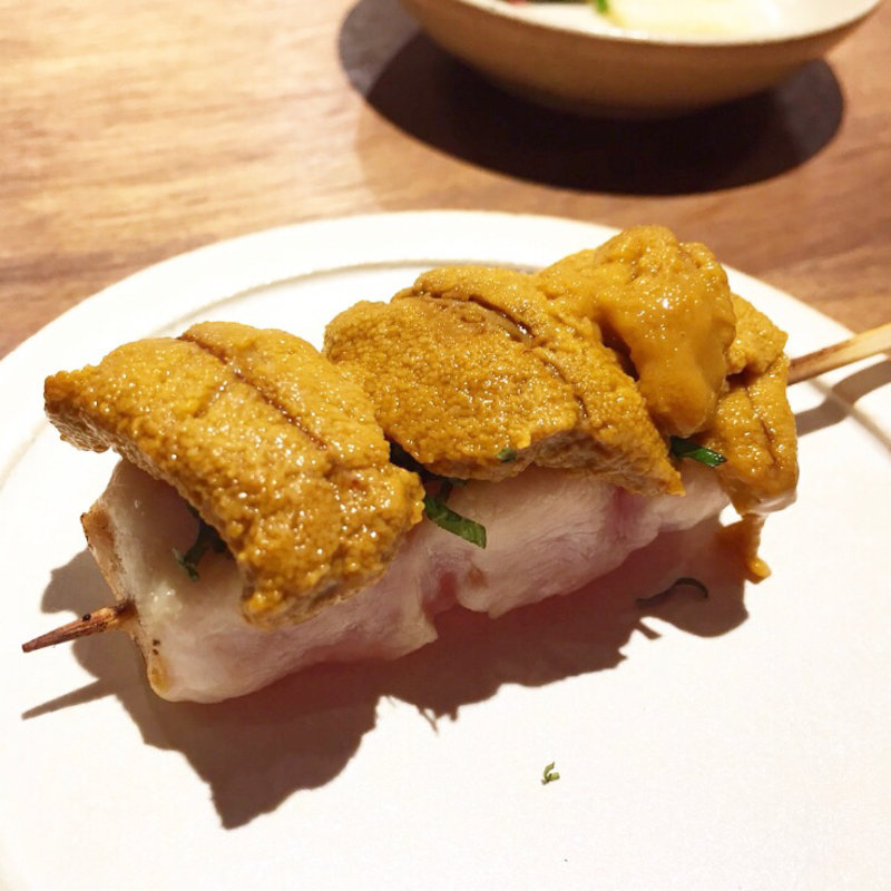 ササミ ウニ(京都 焼き鳥一)