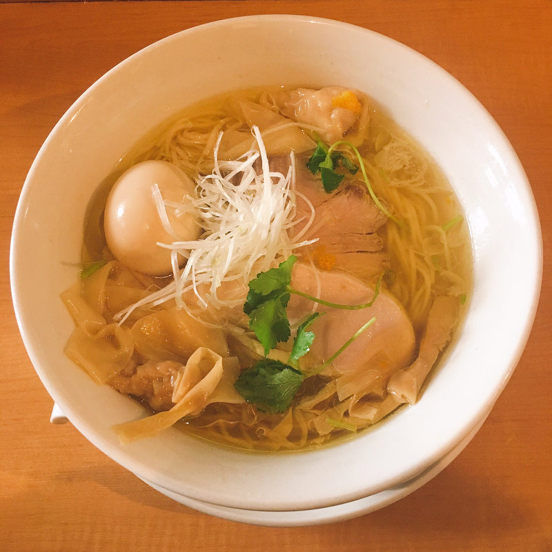 特製鶏100塩ラーメン(中華そば 大井町 和渦 )