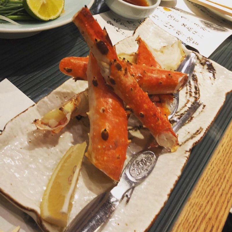 焼きタラバ(旭鮨総本店 渋谷 東急東横9F店)