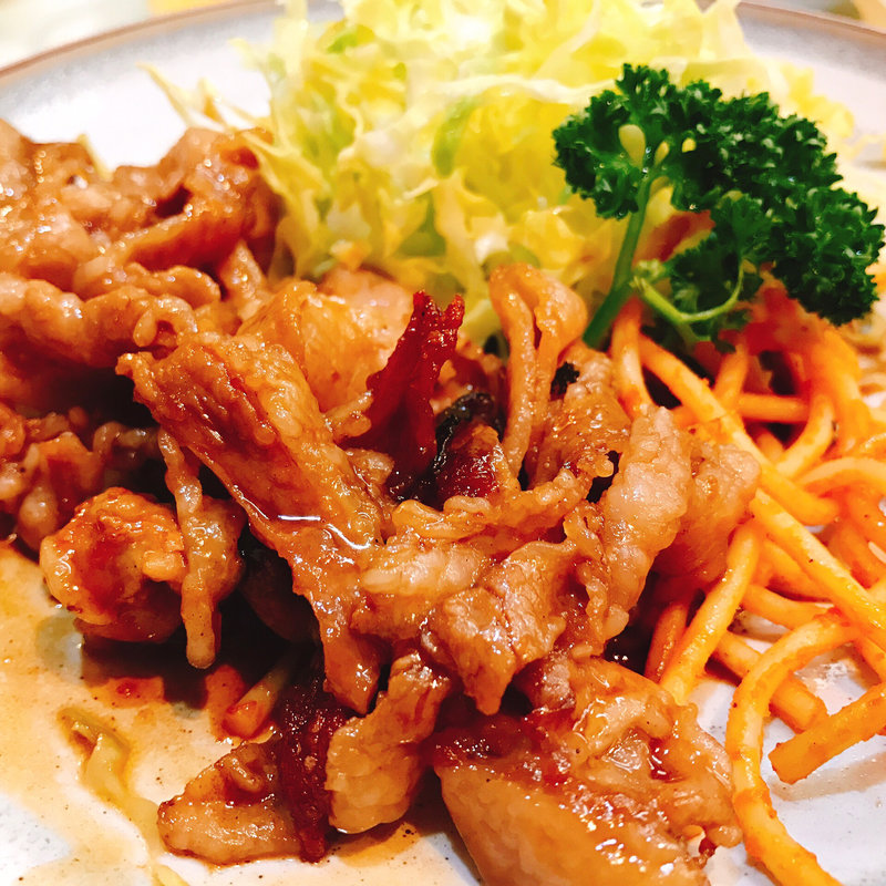 焼き肉定食(富士川食堂)