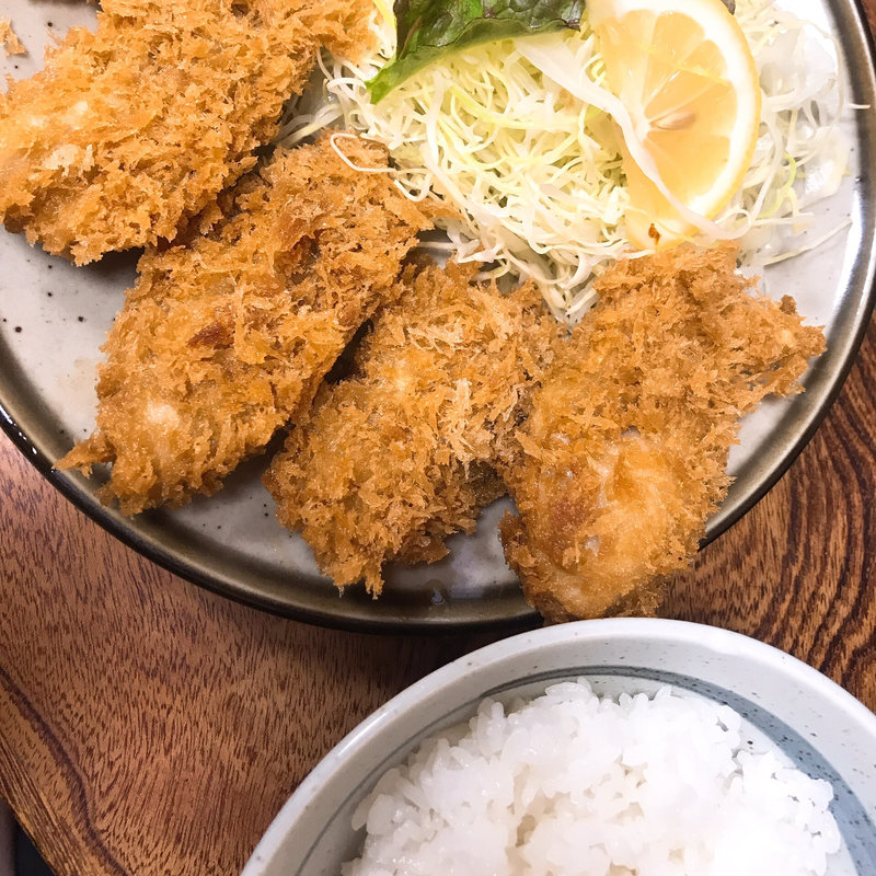 カキフライ（5個）(とんかつ 藤芳(ふじよし))