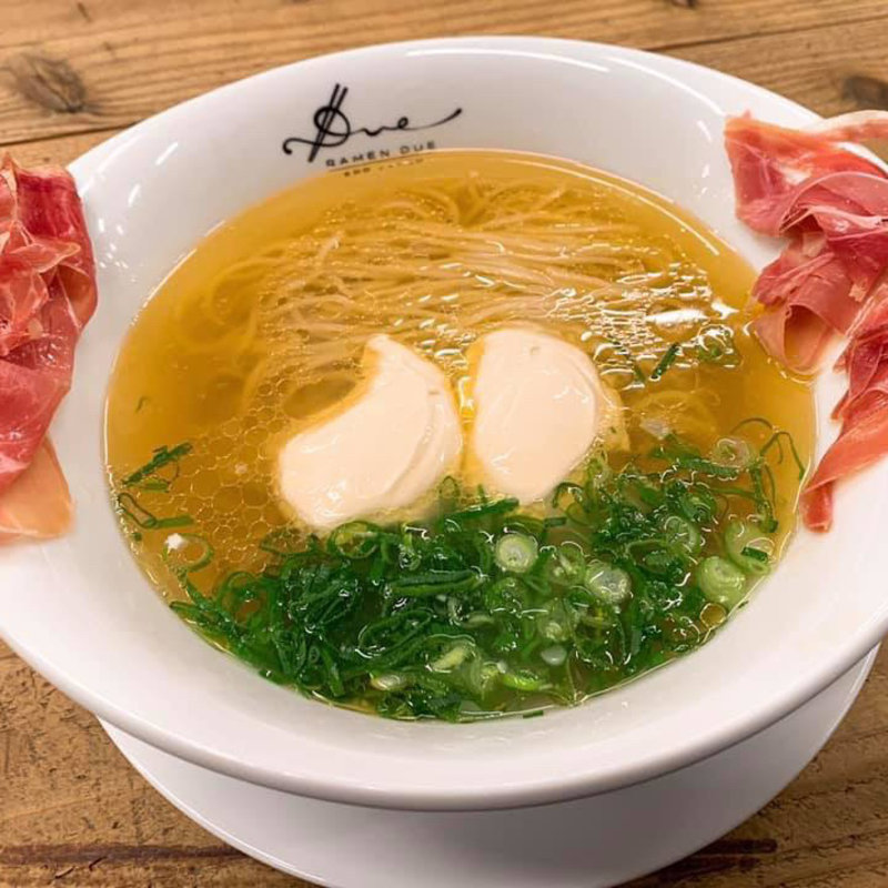 らぁ麺生ハムフロマージュ～リゾット用ご飯付き(Ramen ドゥエ Edo Japan)