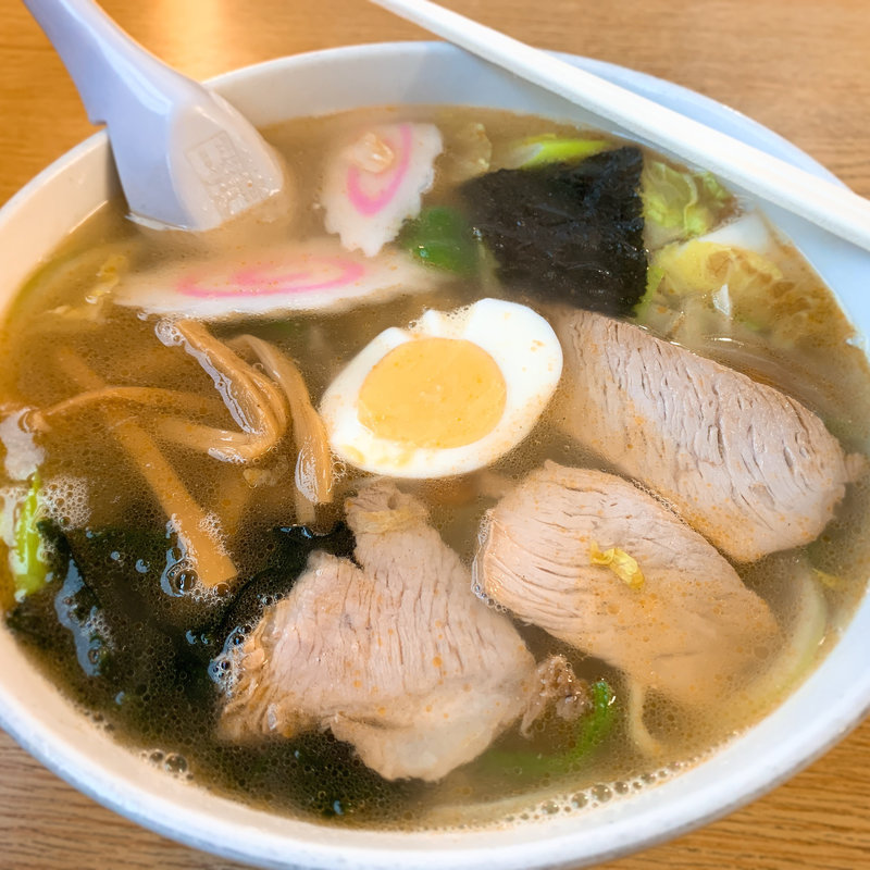 五目ラーメン(朝日屋食堂)
