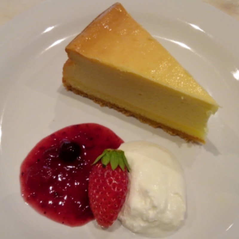 ベイクドチーズケーキ(S.S.コロンビア・ダイニングルーム)