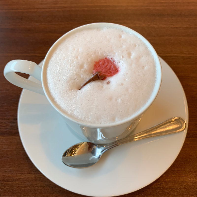 さくらラテ(リノカフェ)